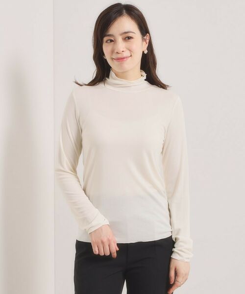ITS'DEMO / イッツデモ カットソー | 【調温機能付き／洗濯機OK】ハイネックインナー | 詳細13