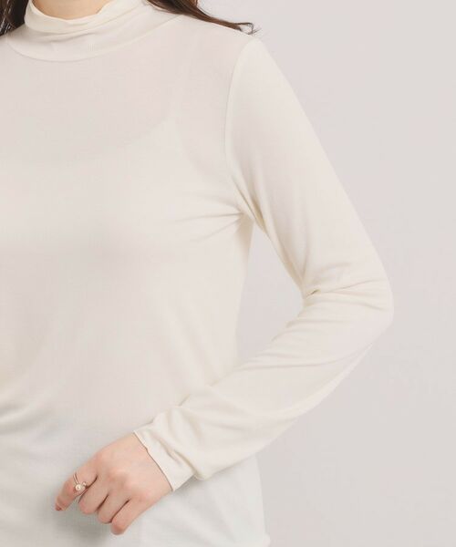 ITS'DEMO / イッツデモ カットソー | 【調温機能付き／洗濯機OK】ハイネックインナー | 詳細17