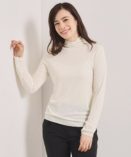 ITS'DEMO / イッツデモ カットソー | 【調温機能付き／洗濯機OK】ハイネックインナー | 詳細9