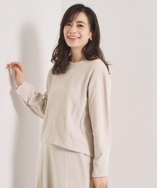 ITS'DEMO / イッツデモ カットソー | 【手洗い可／セットアップ可】カットツイルプルオーバー | 詳細13