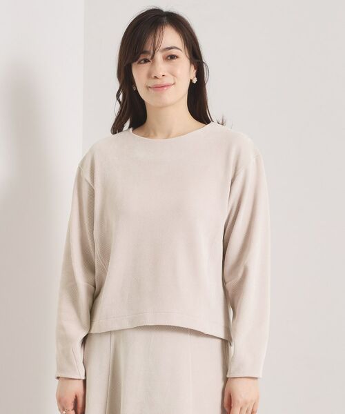 ITS'DEMO / イッツデモ カットソー | 【手洗い可／セットアップ可】カットツイルプルオーバー | 詳細17