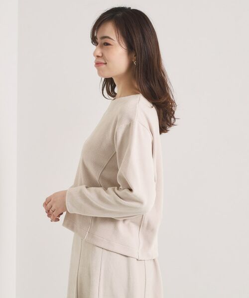 ITS'DEMO / イッツデモ カットソー | 【手洗い可／セットアップ可】カットツイルプルオーバー | 詳細18