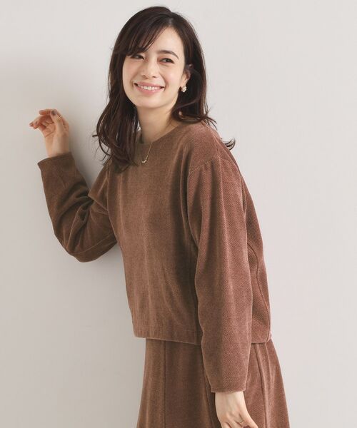 ITS'DEMO / イッツデモ カットソー | 【手洗い可／セットアップ可】カットツイルプルオーバー | 詳細9