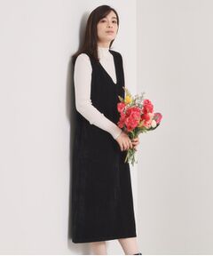 ITS'DEMO / イッツデモ ロング・マキシ丈ワンピース | カットツイルジャンスカ