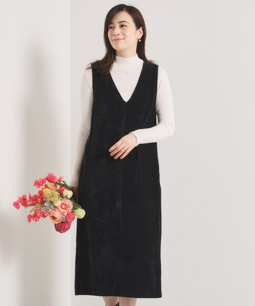 ITS'DEMO / イッツデモ ロング・マキシ丈ワンピース | 【手洗い可】カットツイルジャンスカ | 詳細1