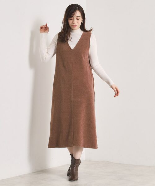 ITS'DEMO / イッツデモ ロング・マキシ丈ワンピース | 【手洗い可】カットツイルジャンスカ | 詳細10