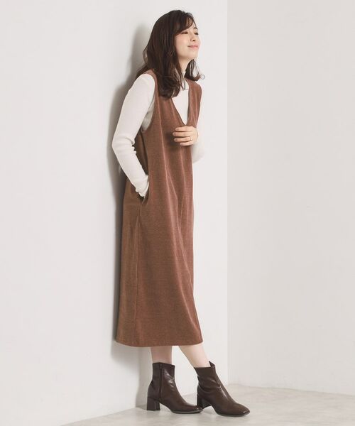 ITS'DEMO / イッツデモ ロング・マキシ丈ワンピース | 【手洗い可】カットツイルジャンスカ | 詳細11