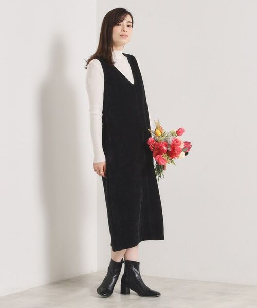 ITS'DEMO / イッツデモ ロング・マキシ丈ワンピース | 【手洗い可】カットツイルジャンスカ | 詳細3