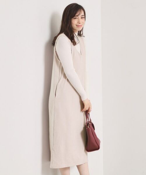 ITS'DEMO / イッツデモ ロング・マキシ丈ワンピース | 【手洗い可】カットツイルジャンスカ | 詳細5