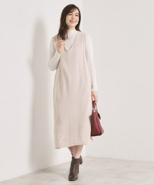 ITS'DEMO / イッツデモ ロング・マキシ丈ワンピース | 【手洗い可】カットツイルジャンスカ | 詳細6