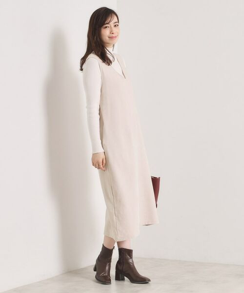 ITS'DEMO / イッツデモ ロング・マキシ丈ワンピース | 【手洗い可】カットツイルジャンスカ | 詳細7