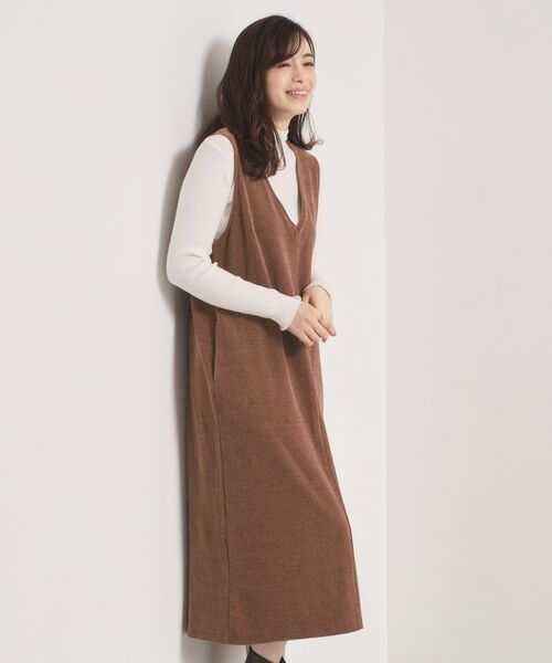 ITS'DEMO / イッツデモ ロング・マキシ丈ワンピース | 【手洗い可】カットツイルジャンスカ | 詳細9