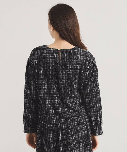 ITS'DEMO / イッツデモ シャツ・ブラウス | ツイード風プリントブラウス | 詳細15