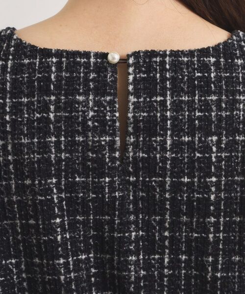 ITS'DEMO / イッツデモ シャツ・ブラウス | 【手洗い可／セットアップ可】ツイード風プリントブラウス | 詳細20