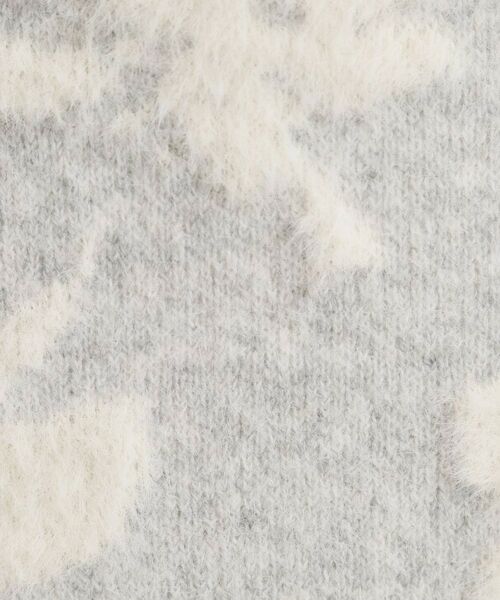 ITS'DEMO / イッツデモ ロング・マキシ丈スカート | 【手洗い可／セットアップ可】花柄フェザージャカードニットスカート | 詳細16