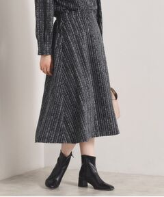 ITS'DEMO / イッツデモ スカート | ツイード風プリントスカート