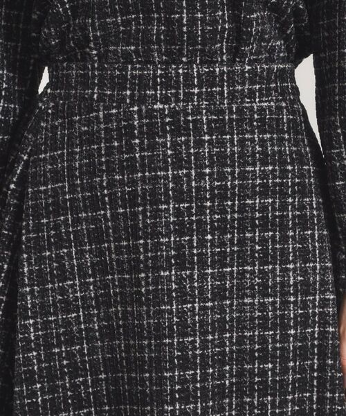 ITS'DEMO / イッツデモ スカート | 【手洗い可／セットアップ可】ツイード風プリントスカート | 詳細16