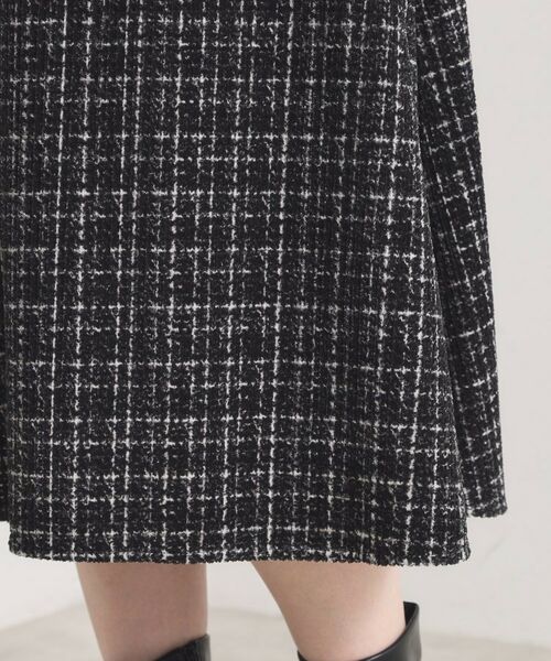 ITS'DEMO / イッツデモ スカート | 【手洗い可／セットアップ可】ツイード風プリントスカート | 詳細18