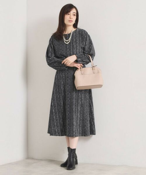 ITS'DEMO / イッツデモ スカート | 【手洗い可／セットアップ可】ツイード風プリントスカート | 詳細7