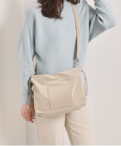 ITS'DEMO / イッツデモ ショルダーバッグ | ヌバック調ドロストショルダー