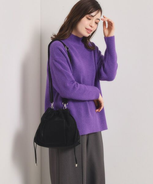 ITS'DEMO / イッツデモ ショルダーバッグ | ヌバック調ドロストショルダー | 詳細1