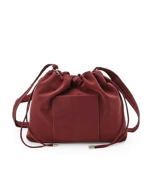 ITS'DEMO / イッツデモ ショルダーバッグ | ヌバック調ドロストショルダー | 詳細10