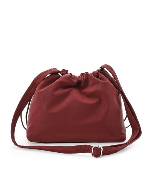 ITS'DEMO / イッツデモ ショルダーバッグ | ヌバック調ドロストショルダー | 詳細12