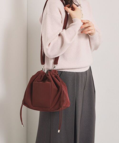 ITS'DEMO / イッツデモ ショルダーバッグ | ヌバック調ドロストショルダー | 詳細5