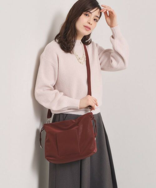ITS'DEMO / イッツデモ ショルダーバッグ | ヌバック調ドロストショルダー | 詳細6