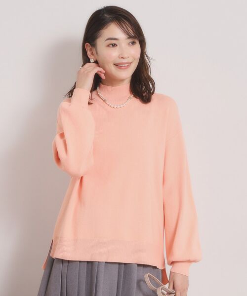 ITS'DEMO / イッツデモ ニット・セーター | カラフルハイネックニット（オレンジ(065)）