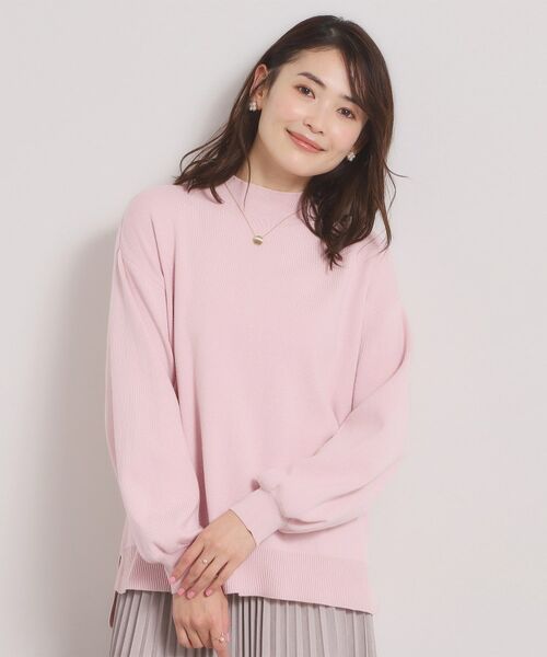 ITS'DEMO / イッツデモ ニット・セーター | カラフルハイネックニット（ライトピンク(070)）