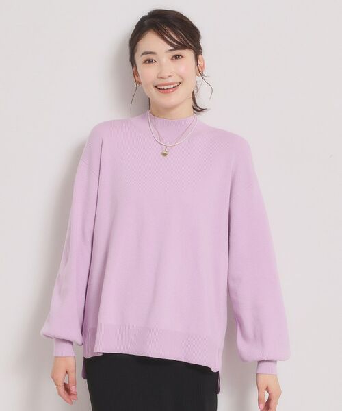 ITS'DEMO / イッツデモ ニット・セーター | カラフルハイネックニット（ラベンダー(080)）