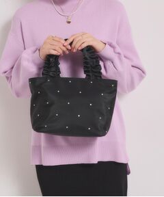 ITS'DEMO / イッツデモ トートバッグ | ジルコンフリル手トート