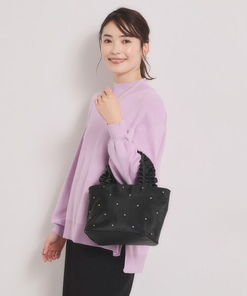 ITS'DEMO / イッツデモ トートバッグ | ジルコンフリル手トート | 詳細1