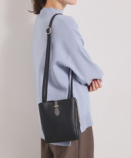 ITS'DEMO / イッツデモ ショルダーバッグ | ベルト三層ミニショルダー（ブラック(019)）