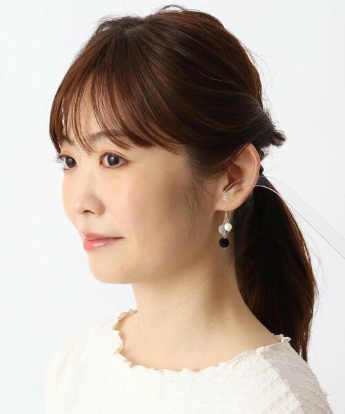 ITS'DEMO / イッツデモ ピアス・イヤリング | フロッキー２つサガリピアス | 詳細4