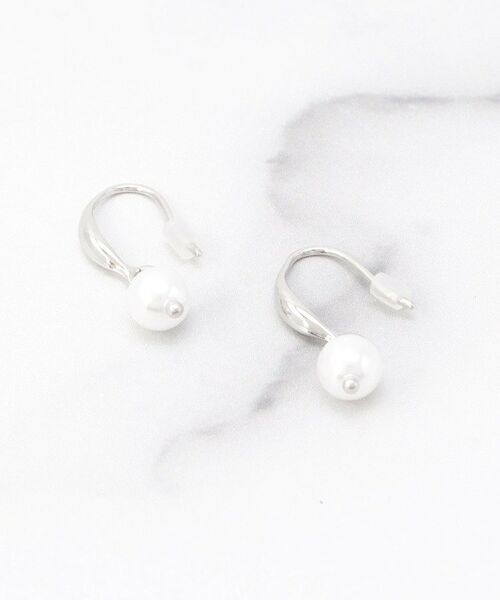 ITS'DEMO / イッツデモ ピアス・イヤリング | サガリパール調ピアス（シルバー(006)）