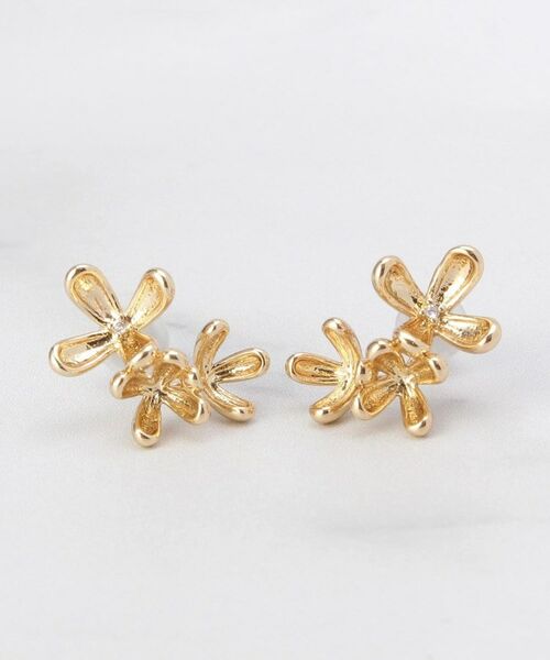 ITS'DEMO / イッツデモ ピアス・イヤリング | ブルーミングミニフラワーピアス（ゴールド(007)）