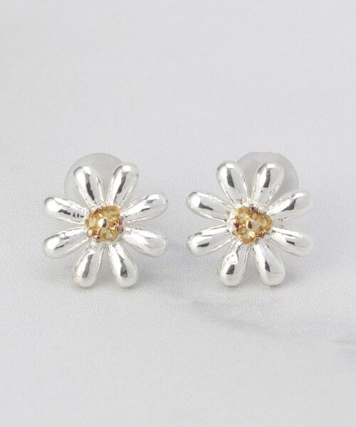 ITS'DEMO / イッツデモ ピアス・イヤリング | リトルブルームミニピアス（シルバー(006)）