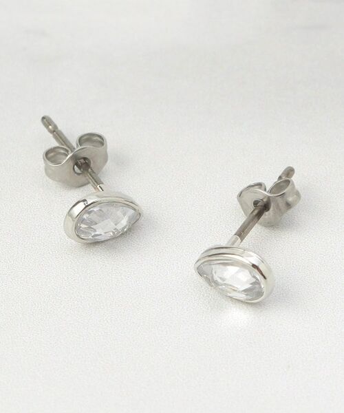ITS'DEMO / イッツデモ ピアス・イヤリング | ドロップストーンピアス | 詳細1