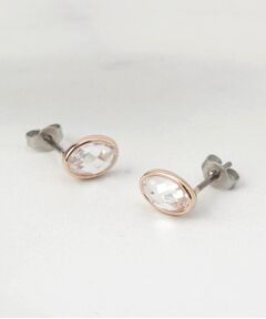 ITS'DEMO / イッツデモ ピアス・イヤリング | オーバルストーンピアス