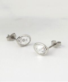 ITS'DEMO / イッツデモ ピアス・イヤリング | オーバルストーンピアス