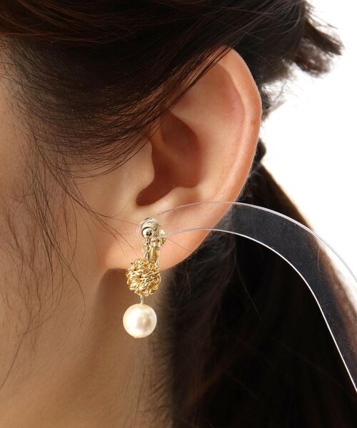 ITS'DEMO / イッツデモ ピアス・イヤリング | ワイヤー玉イヤリング | 詳細3