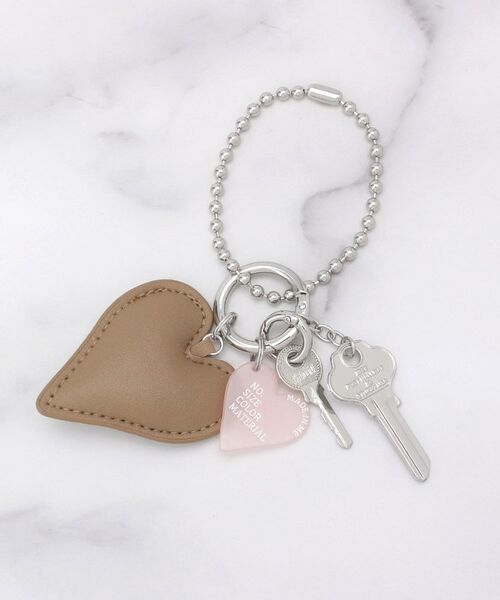 ITS'DEMO / イッツデモ キーホルダー・ストラップ | レザー調ハートモチーフチャーム | 詳細1