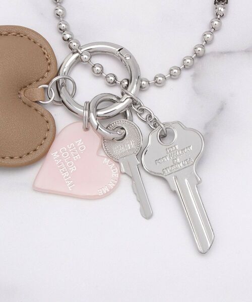 ITS'DEMO / イッツデモ キーホルダー・ストラップ | レザー調ハートモチーフチャーム | 詳細3