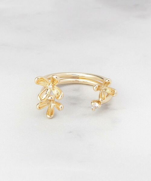 ITS'DEMO / イッツデモ リング | ブルーミングミニフラワーリング（ゴールド(007)）
