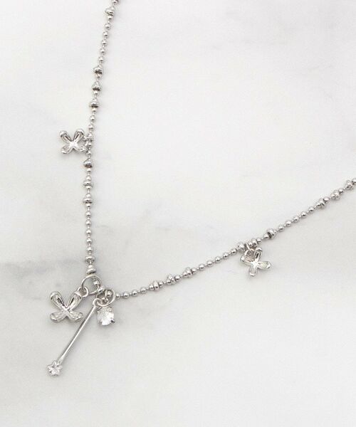 ITS'DEMO / イッツデモ ネックレス・ペンダント・チョーカー | ブルーミングミニフラワーネックレス | 詳細1