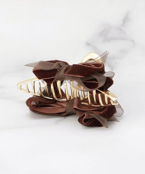 ITS'DEMO / イッツデモ ヘアアクセサリー | ベロアリボンバンス | 詳細3
