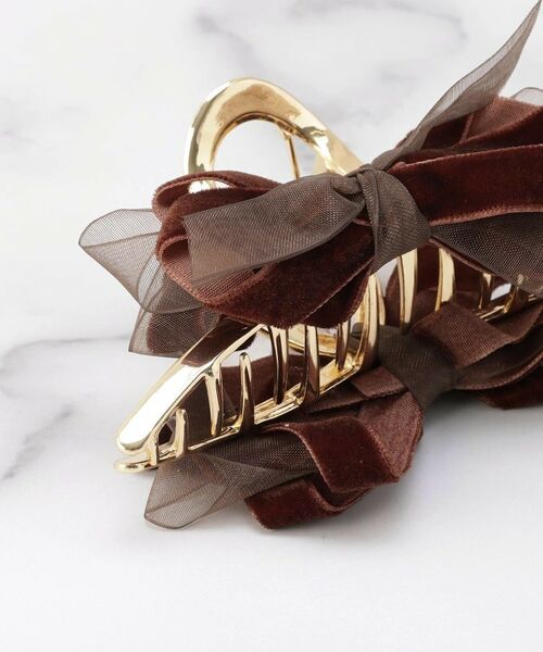 ITS'DEMO / イッツデモ ヘアアクセサリー | ベロアリボンバンス | 詳細4