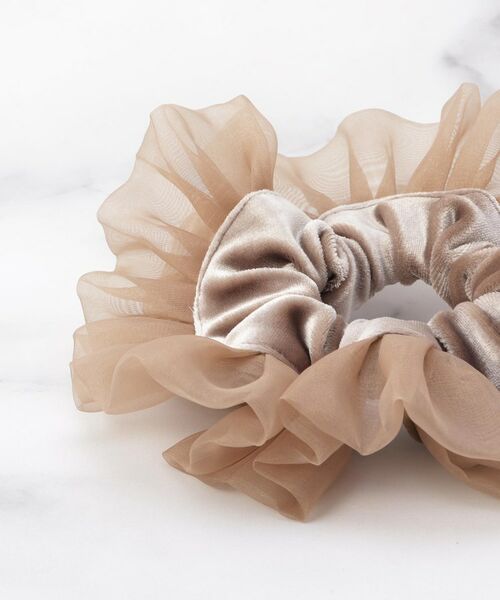 ITS'DEMO / イッツデモ ヘアアクセサリー | オーガンジーフリルシュシュ | 詳細3